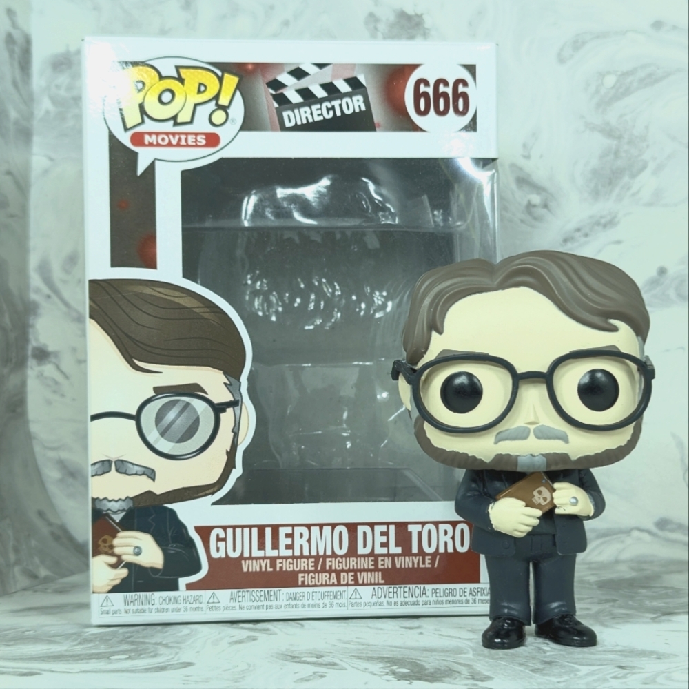 Funko Pop Directors Guillermo del Toro 666, Displayed, Different Glasses*
